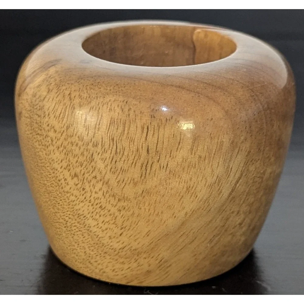The Wooden Nickel Myrtlewood Votive Candle Holder Port Oreford Oregon
